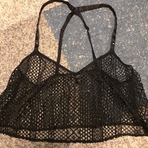 Fishnet VS Very Sexy top- Black